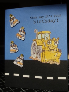 Little Trucks Birthday Tag